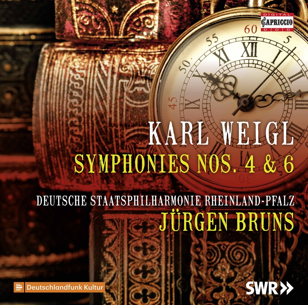 the album cover for Weigl - Symphonies 4 & 6