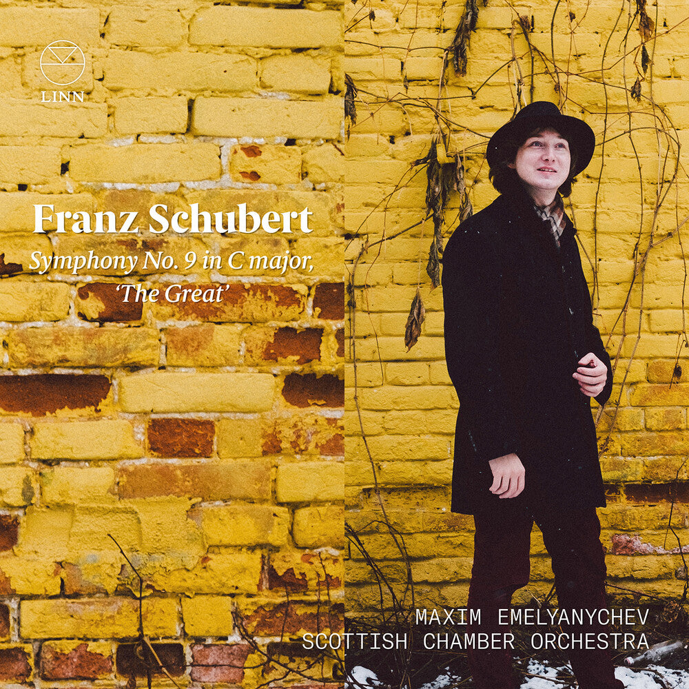 the album cover for Schubert / Scottish Chamber Orch / Emelyanychev - Symphony 9 in C Major