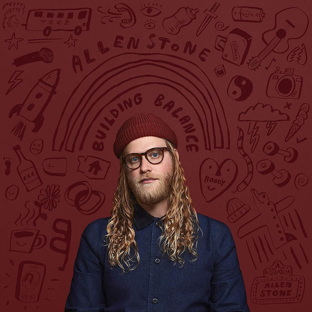 the album cover for Allen Stone - Building Balance