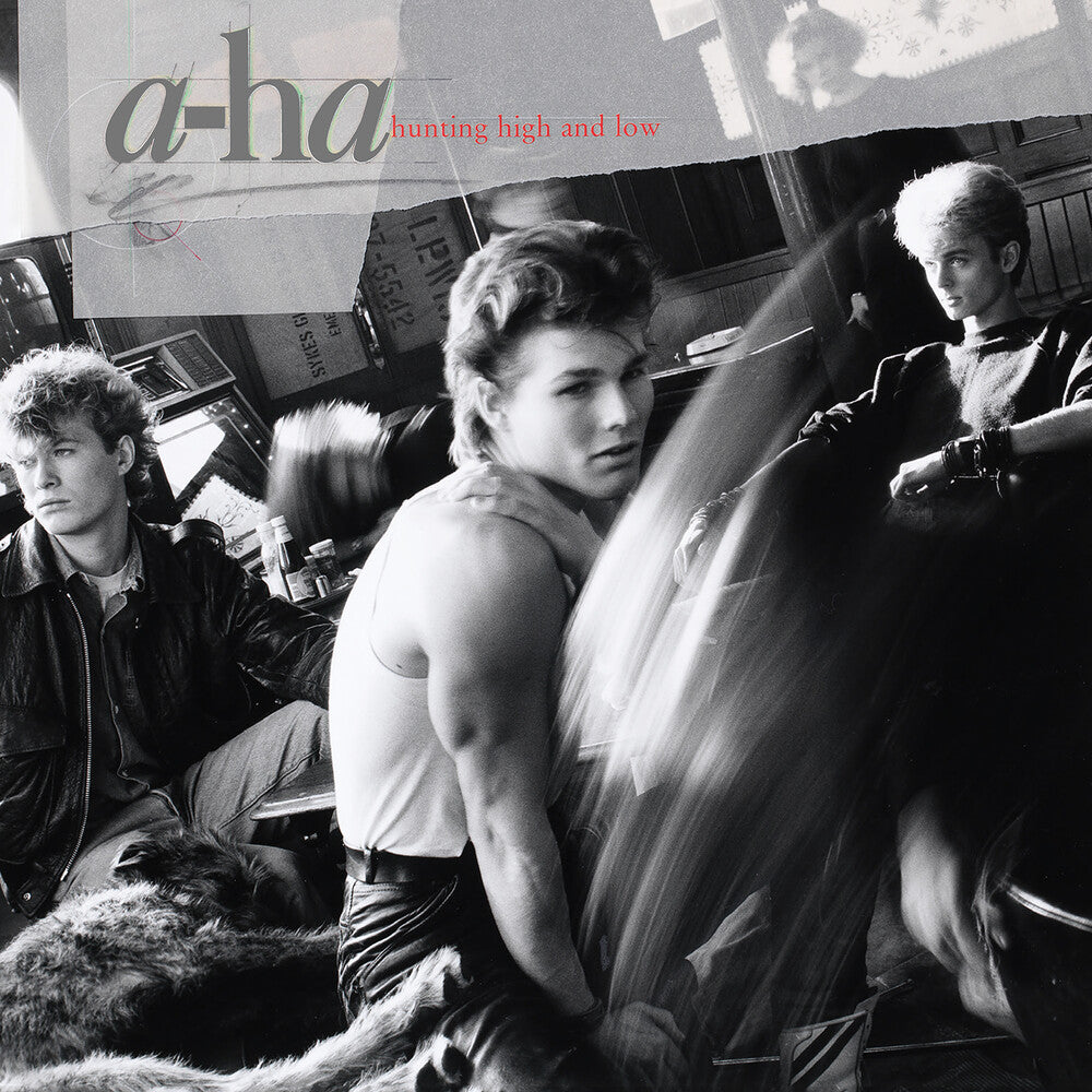 the album cover for A-Ha - Hunting High And Low