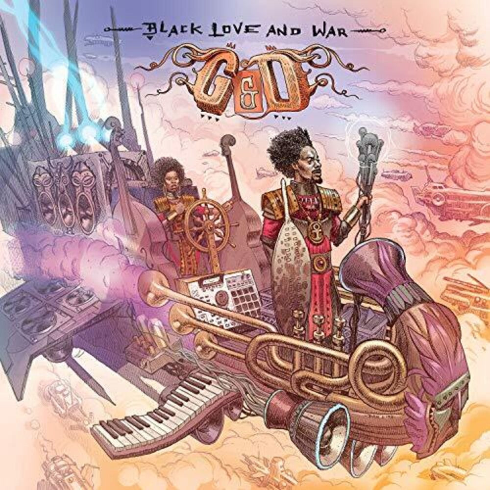 the album cover for G&D - Black Love & War