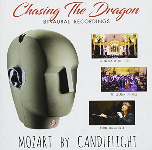 the album cover for Rimma Sushananskaya / Locrian Ensemble Of London - Mozart By Candlelight A Binaural Recording
