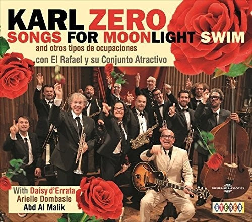 the album cover for Songs For Moonlight Swim & Otros Tiposd / Various - Songs For Moonlight Swim And Otros Tiposd De Ocupaciones (Various Artists)