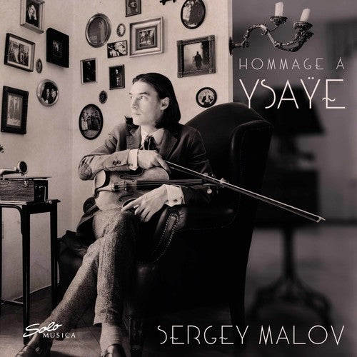 the album cover for J Bach S / Sergey - Hommage a Ysaye
