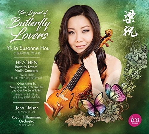 the album cover for Yi-Jia Susanne Hou - Legend of the Butterfly Lovers