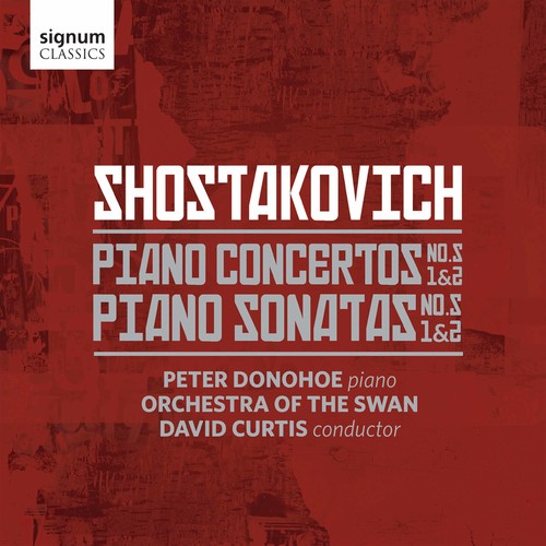the album cover for Peter Donohoe - Piano Concertos 1 & 2 / Piano Sonatas 1 & 2
