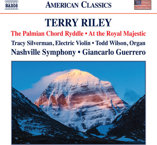 the album cover for Riley / Silverman / Guerrero - Palmian Chord Ryddle for Electric Violin