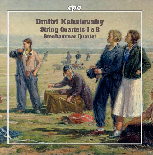 the album cover for Kabalevsky / Stenhammar Quartett - String Quartet 1 & 2
