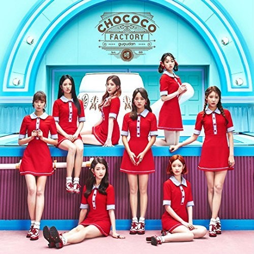 the album cover for Gugudan - Chococo Factory