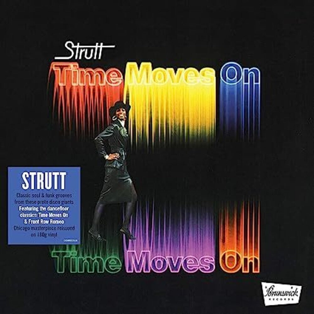 the album cover for STRUT - Time Moves On