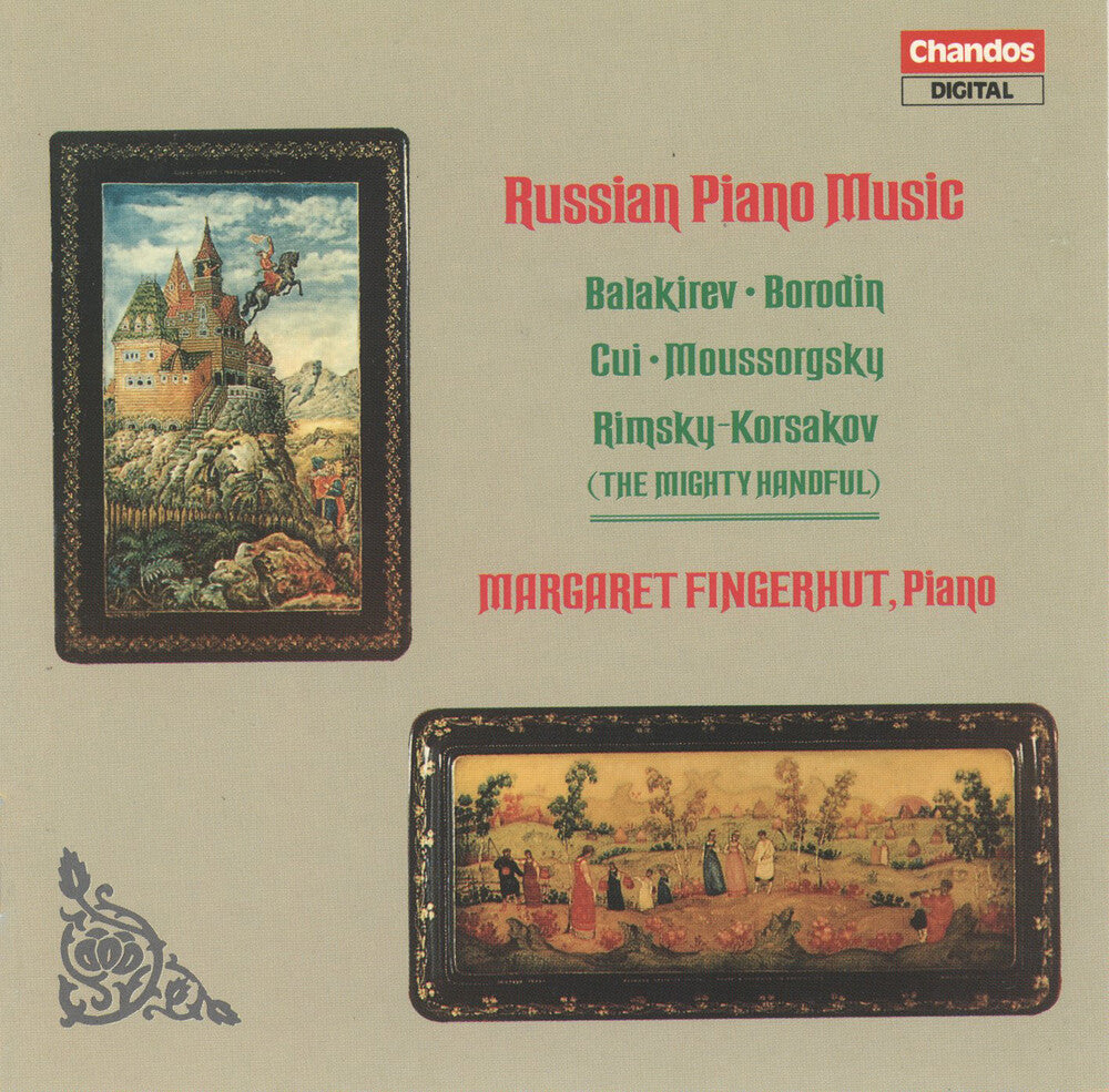 the album cover for Fingerhut / Various - Russian Piano Music Of The Mighty Five