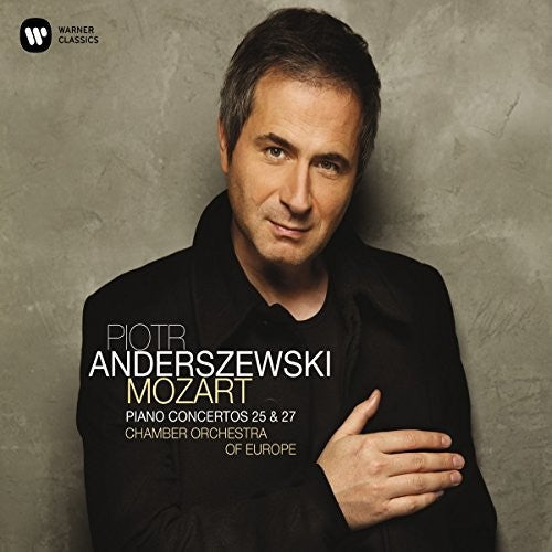 the album cover for Piotr Anderszewski - Mozart: Piano Concertos Nos. 25 & 27