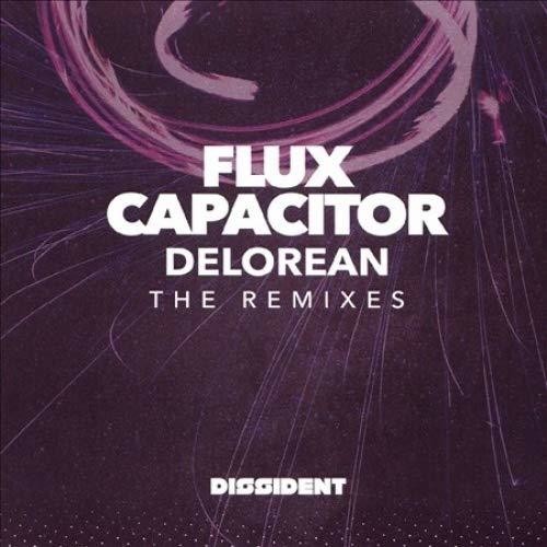 the album cover for Flux Capacitor - Delorean (The Remixes)
