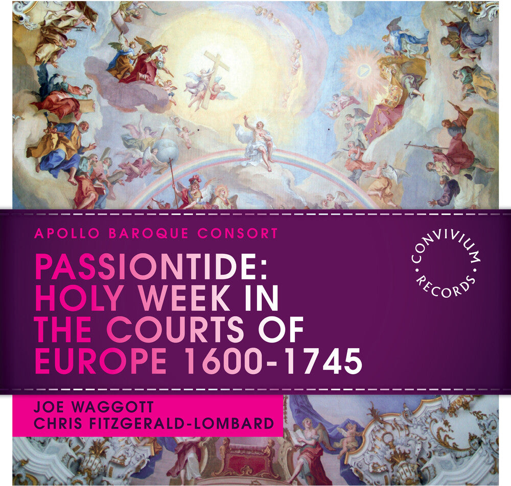 the album cover for De Lalande / Fitzgerald-Lombard - Passiontide