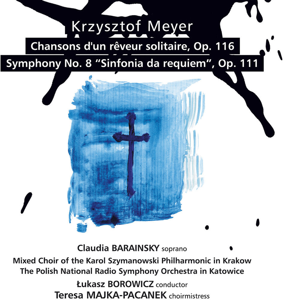 the album cover for Meyer / Barainsky - Chansons / Symphony 8