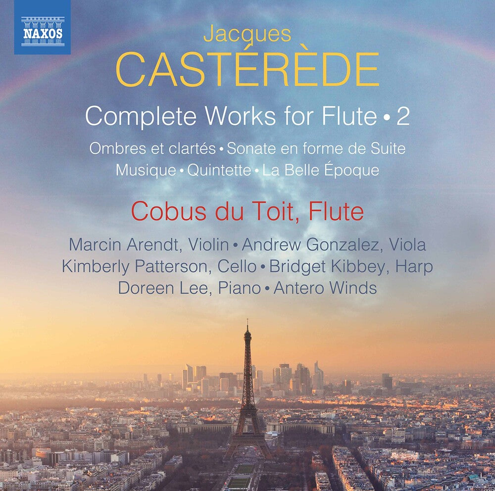 the album cover for Casterede - Complete Works for Flute 2