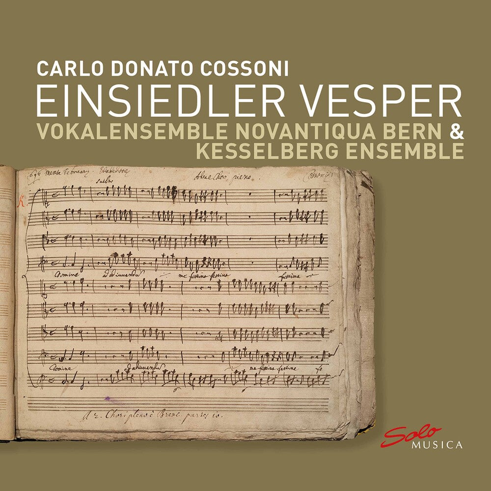 the album cover for Cossoni / Kesselberg Ensemble - Einsiedler Vesper