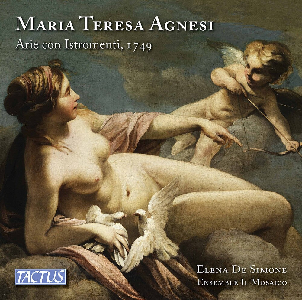 the album cover for Agnesi / Simone / Ensemble Il Mosaico - Arie Con Istromenti 1749