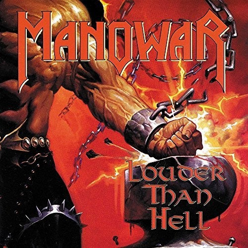 the album cover for Manowar - Louder Than Hell