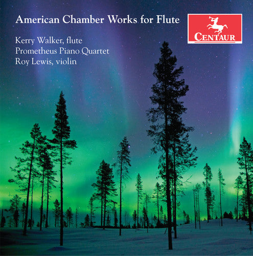 the album cover for Kerry Walker - American Chamber Works for Flute