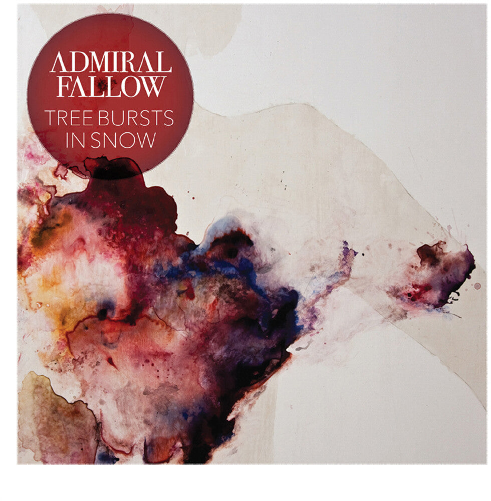 the album cover for Admiral Fallow - Tree Bursts In Snow