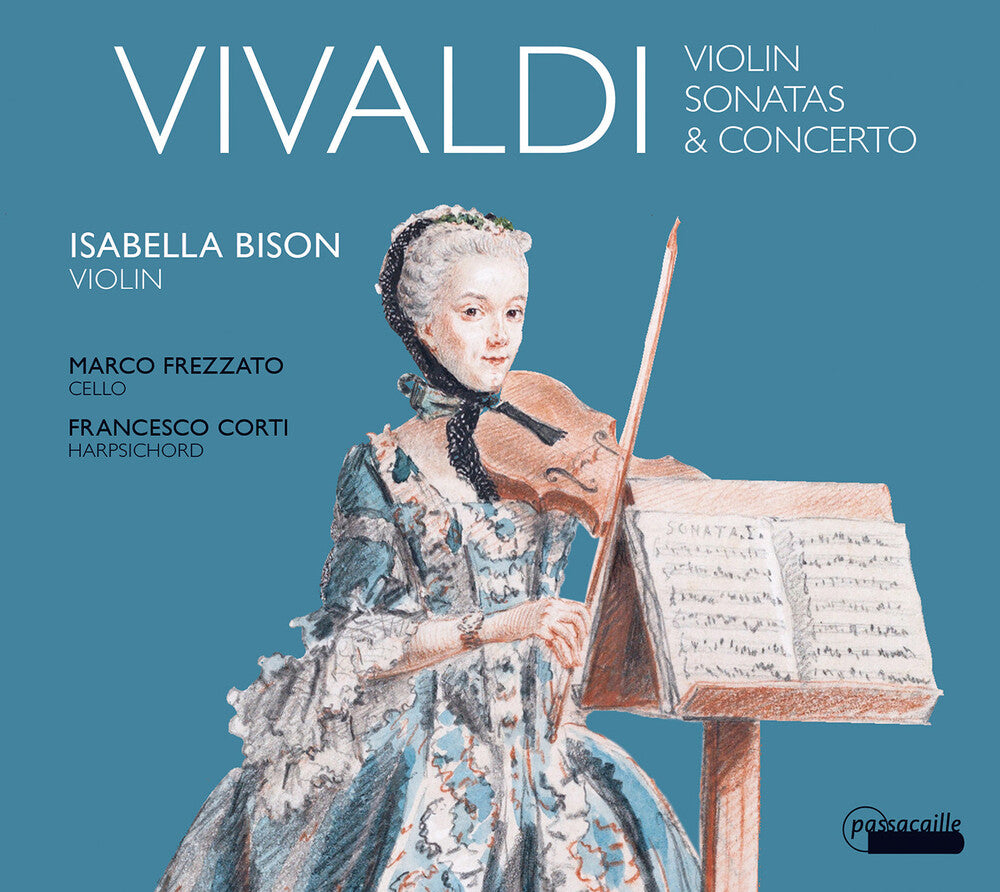the album cover for Vivaldi / Bison / Corti - Violin Sonatas & Concerto