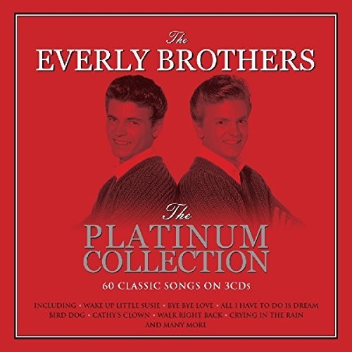 the album cover for The Everly Brothers - Platinum Collection