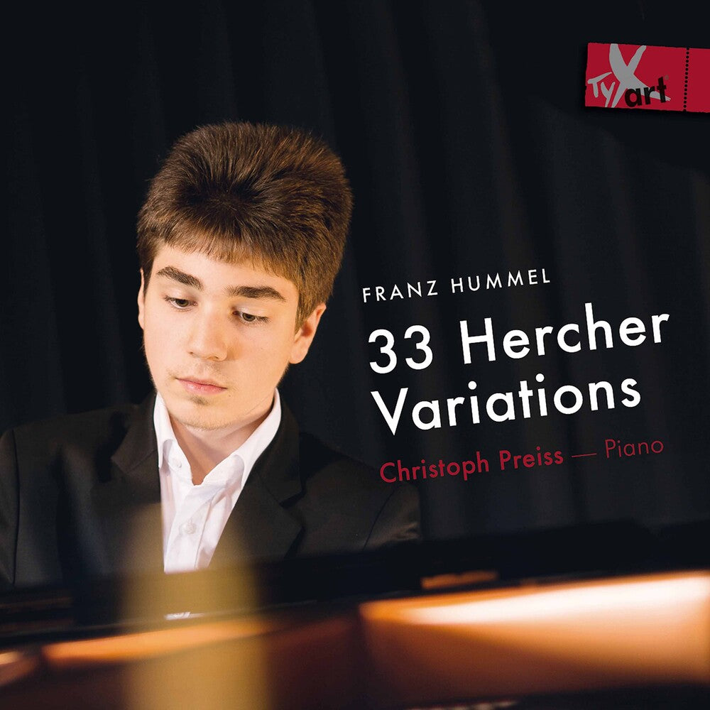 the album cover for Hummel / Preiss - 33 Hercher Variations