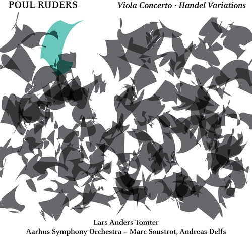 the album cover for Ruders - Viola Concerto & Handel Variations