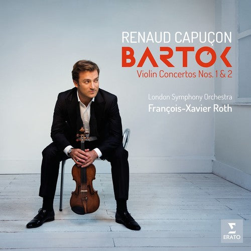 the album cover for Renaud Capucon - Bartok: Violin Concertos Nos. 1 & 2