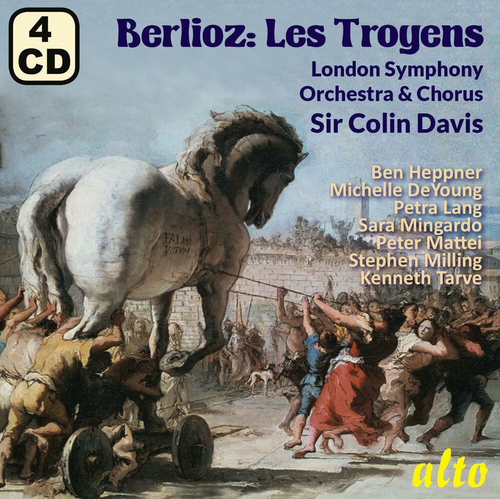 the album cover for London Symphony Orchestra / Chorus / Colin Davis - Berlioz: Les Troyens