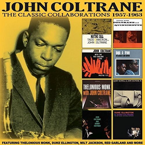 the album cover for John Coltrane - Classic Collaborations 1957-1963