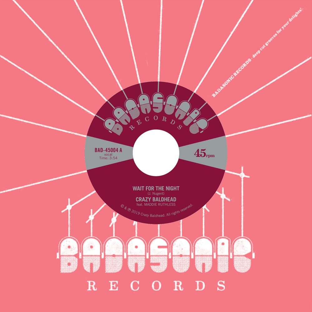 the album cover for Crazy Baldhead - Wait For The Night