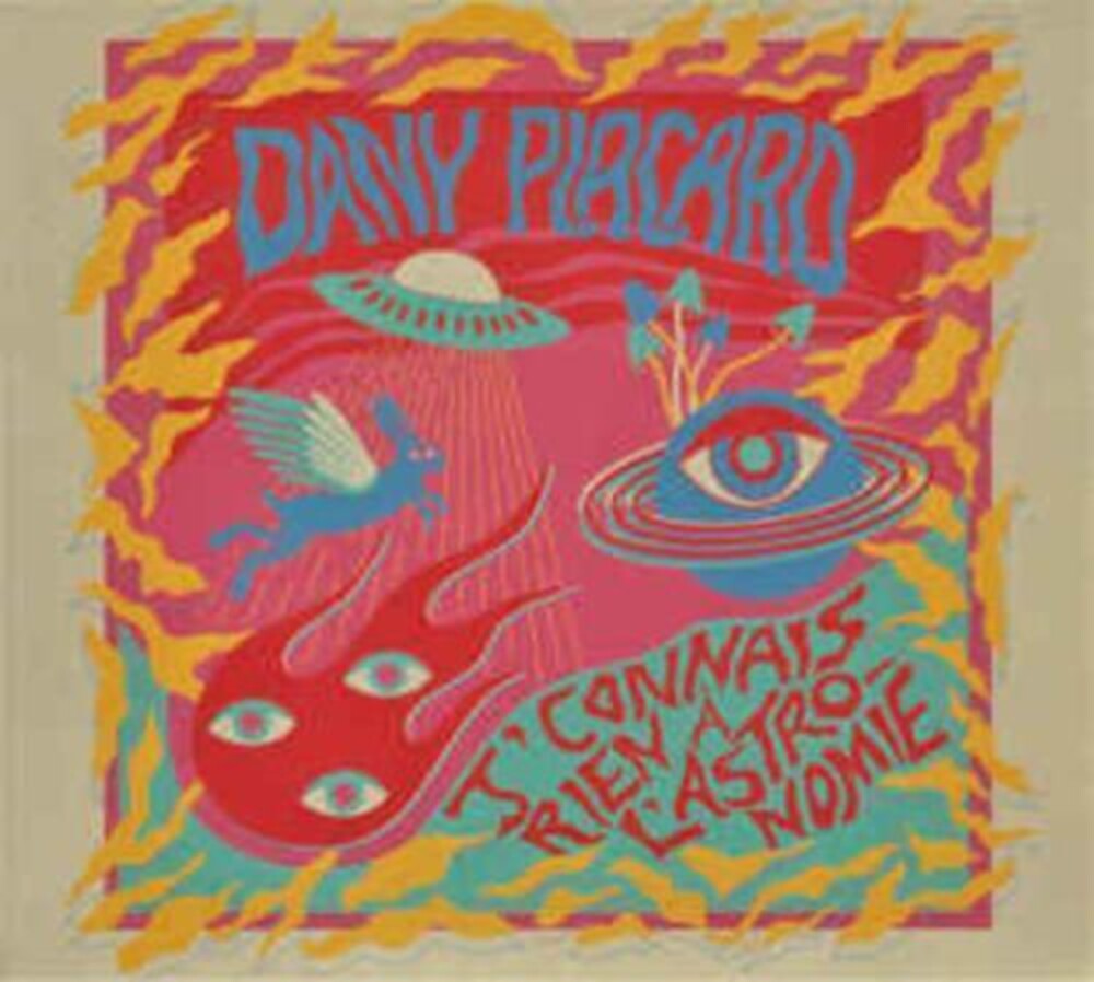 the album cover for Dany Placard - J'Connais Rien A L'Astronomie