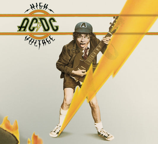 the album cover for AC/DC - High Voltage