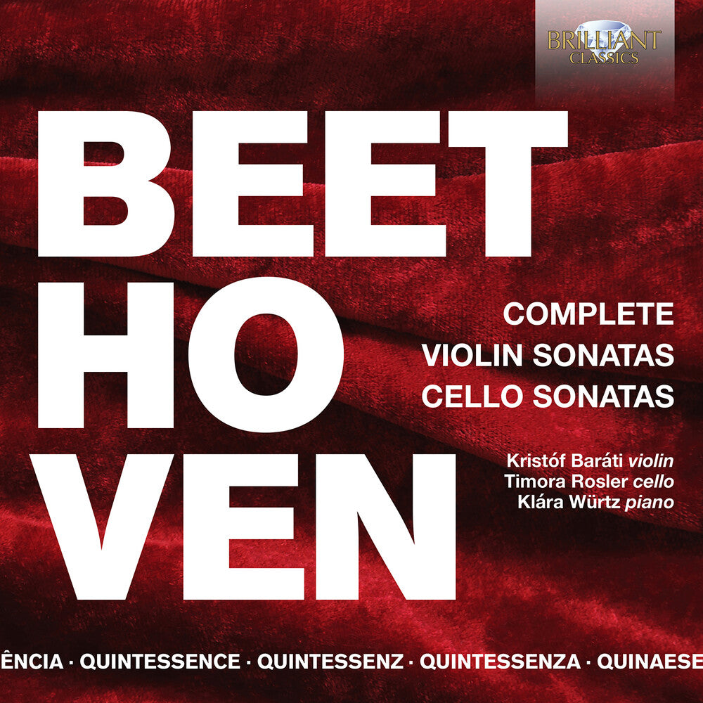 the album cover for Beethoven / Rosler / Barati - Violin Sonatas & Cello Sonatas