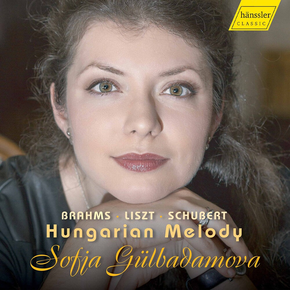 the album cover for Brahms / Gulbadamova - Hungarian Melody