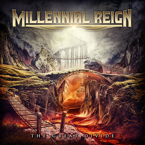 the album cover for Millennial Reign - The Great Divide