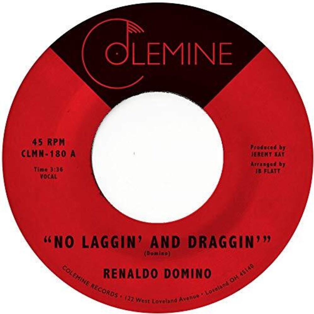 the album cover for Renaldo Domino - No Laggin' And Draggin'