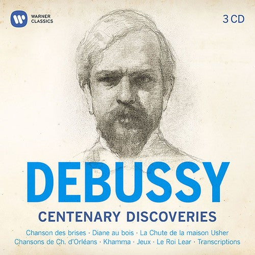 the album cover for Claude Debussy - Debussy Centenary Discoveries