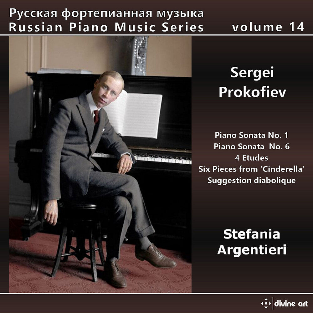 the album cover for Prokofiev / Argentieri - Russian Piano Music 14
