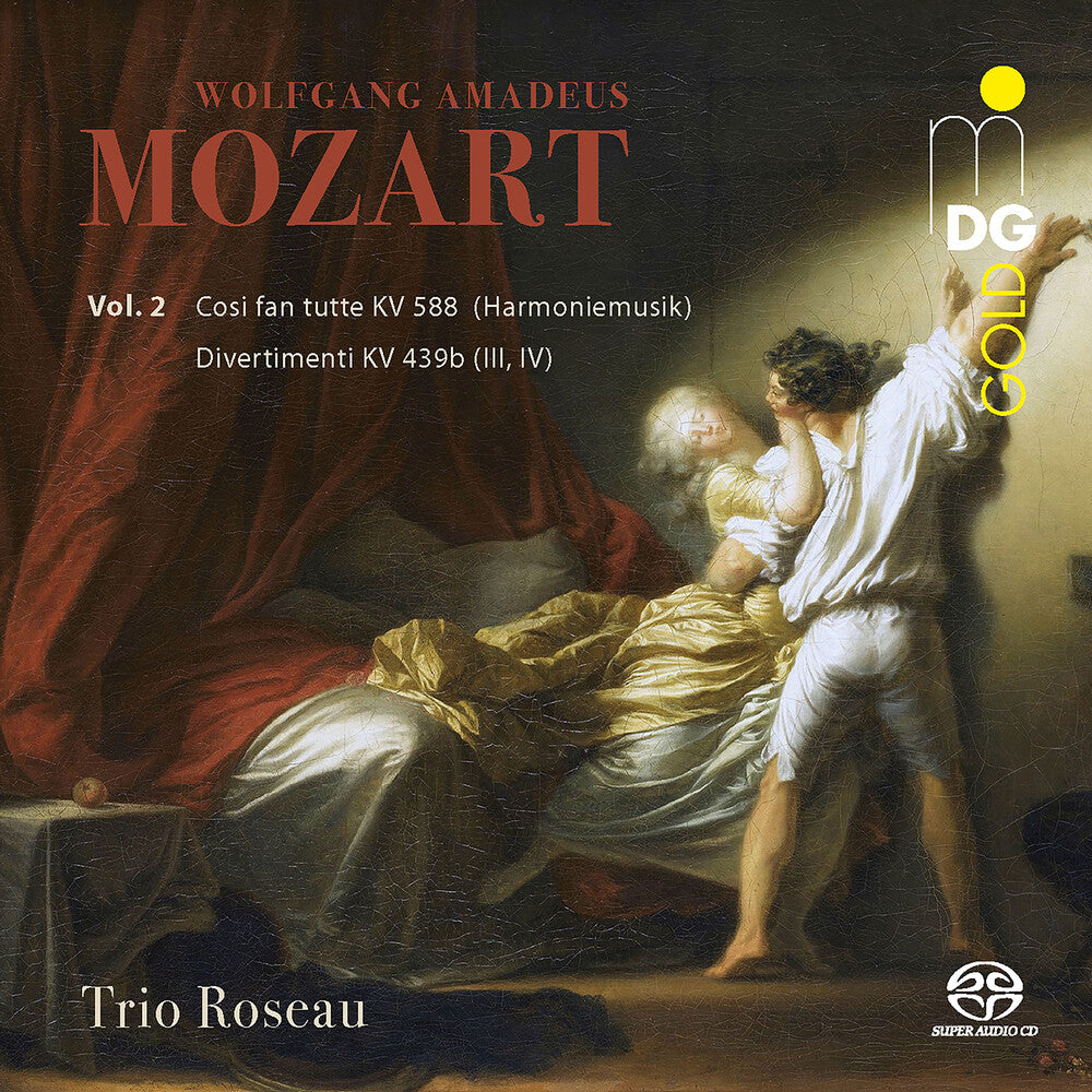 the album cover for Mozart / Trio Roseau - Divertimenti KV 439B 2