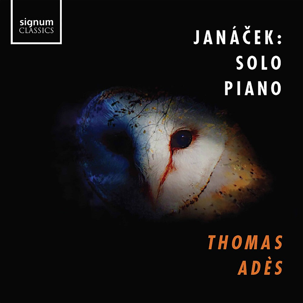 the album cover for Janacek / Ades - Solo Piano