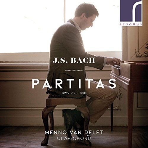 the album cover for J Bach S / Delft - Partitas