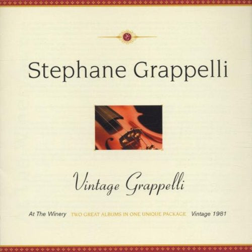 the album cover for Stéphane Grappelli - Vintage Grappelli