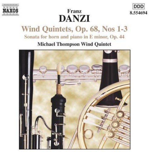 the album cover for Michael Thompson - Wind Quintets Op 68