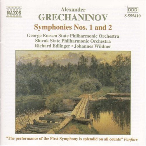 the album cover for Richard Edlinger - Symphonies 1 & 2