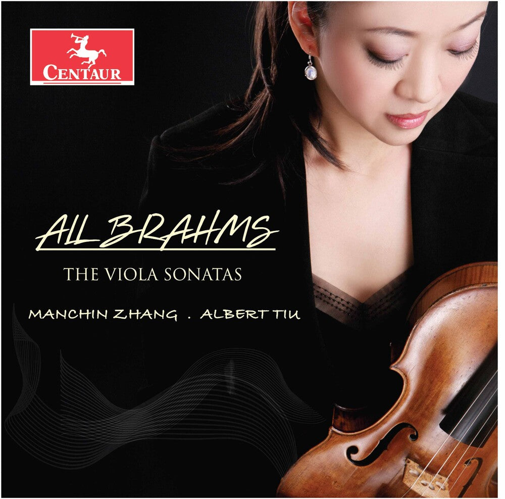 the album cover for Brahms / Zhang / Tiu - Viola Sonatas
