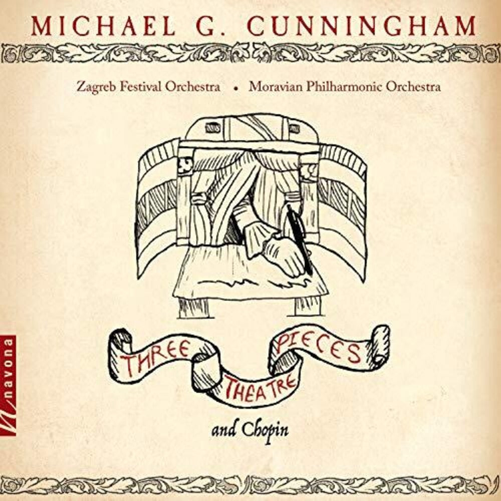 the album cover for Cunningham - Three Theatre Pieces & Chopin