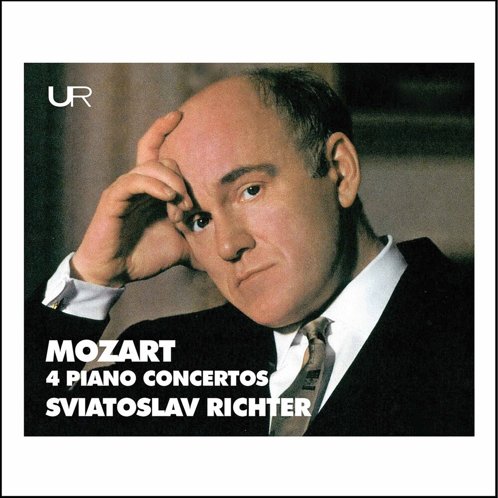 the album cover for Mozart / Richter / Ussr Symphony Orchestra - 4 Piano Concertos
